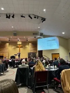 Economic Forecast Breakfast presentation room