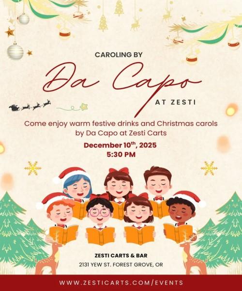Caroling Performance at Zesti Food Carts header image