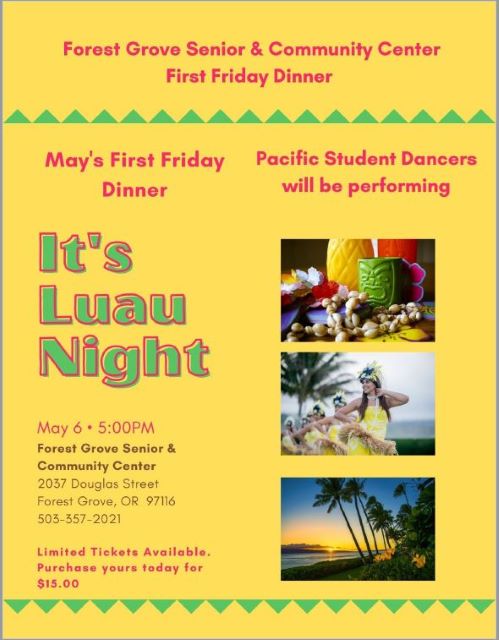 First Friday Dinner - Luau header image