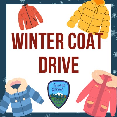 FGPD Winter Coat Drive header image