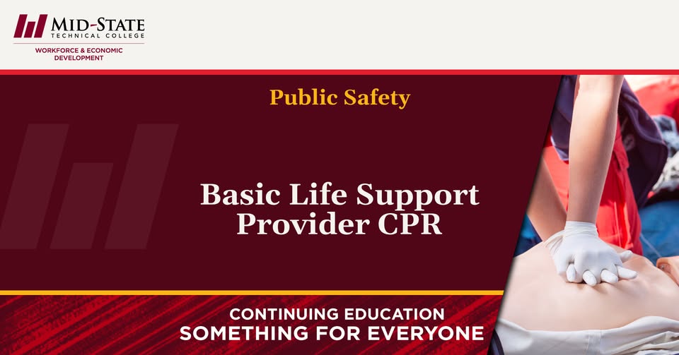Basic Life Support Provider CPR Class  header image