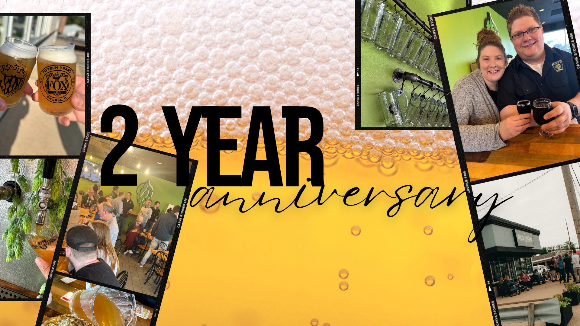 Bust'd Brewing 2 Year Anniversary header image