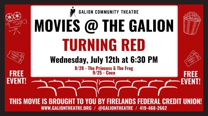Movies at The Galion: Turning Red header image