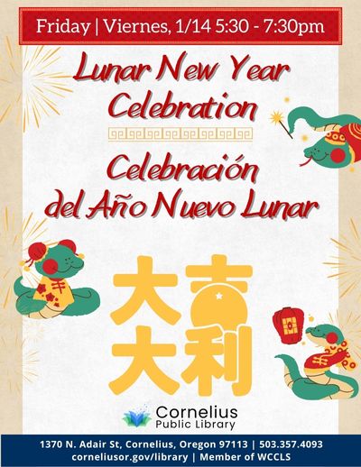 Lunar New Year Celebration | Celebración del Año Nuevo Lunar header image