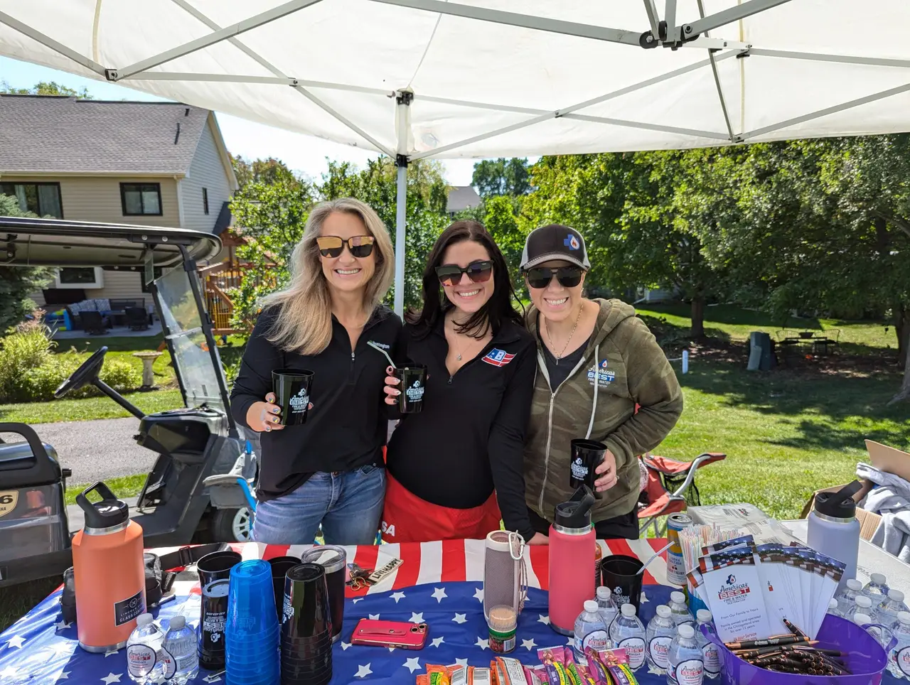 Golfers at the Lombard Chamber Golf Outing