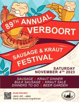 Verboort Sausage & Kraut Festival header image