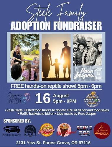 Adoption Fundraiser Live Music & Reptile Show header image
