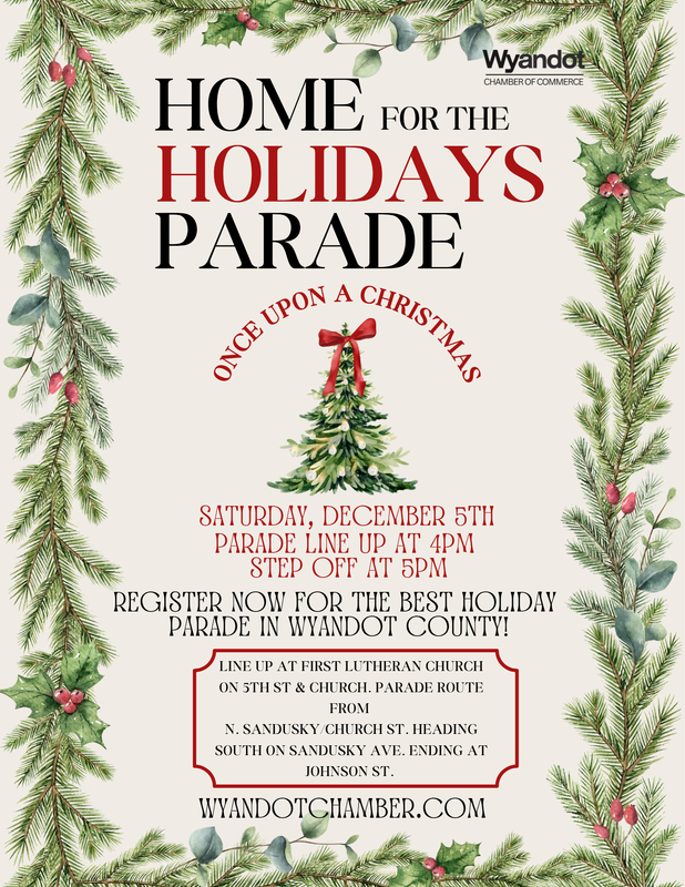 Home for the Holidays Parade REGISTRATION header image