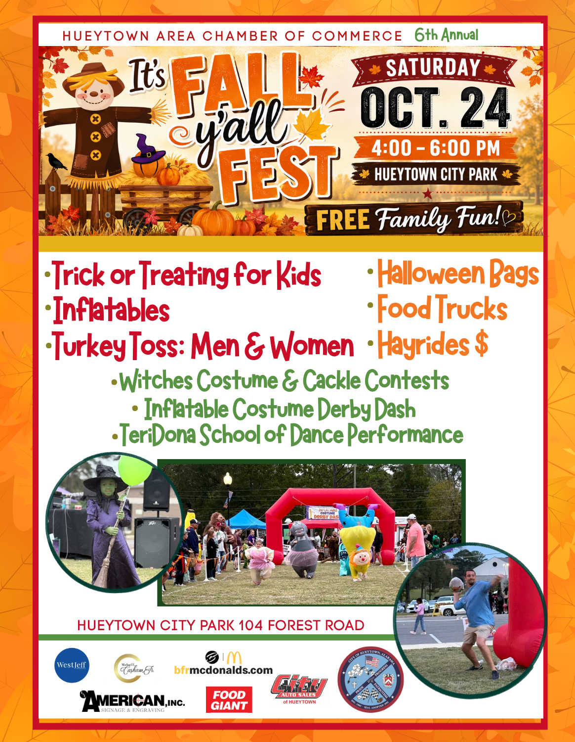 6th Annual It's Fall Y'all Fest header image