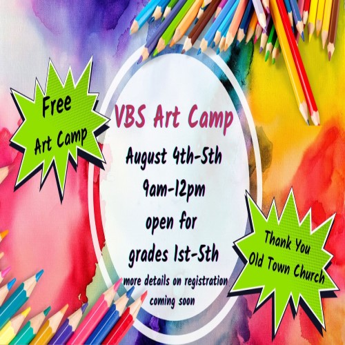 VBS Art Camp header image