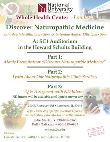 Event at National University of Health Sciences header image