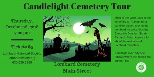 Candlelight Cemetery Tour header image