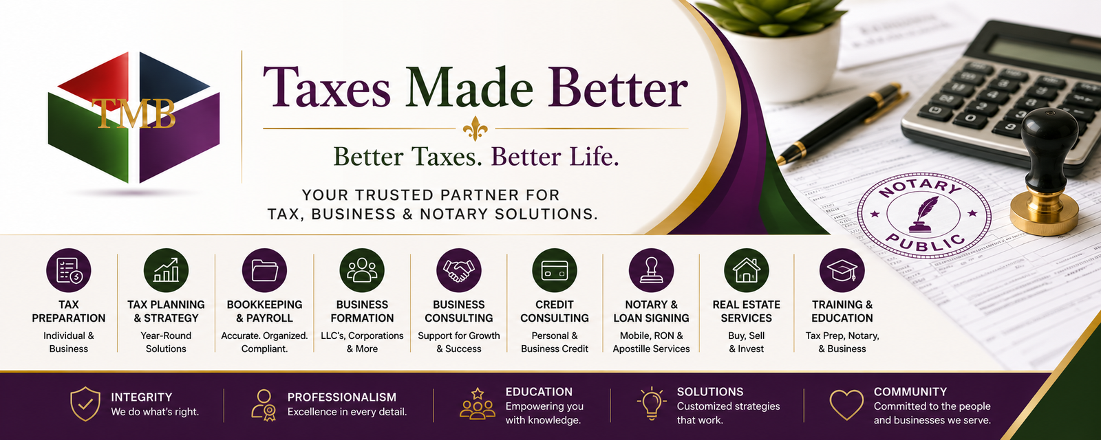 Taxes Made Better header image