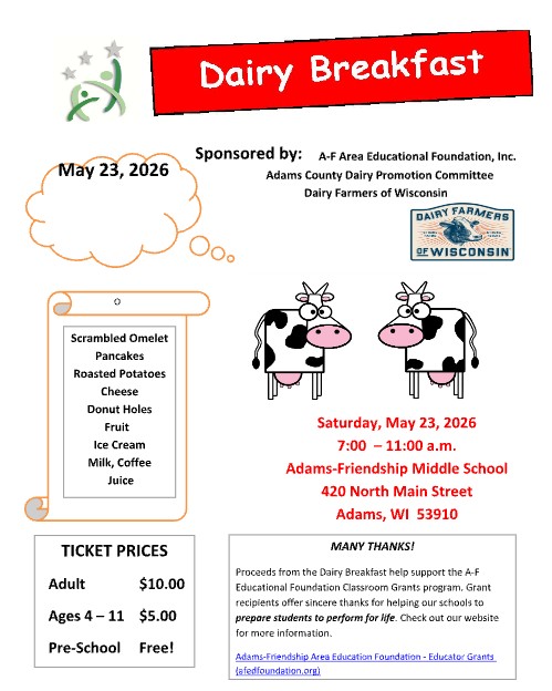 Dairy Breakfast  header image
