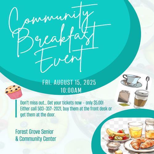 Community Breakfast at FG Senior & Community Center header image