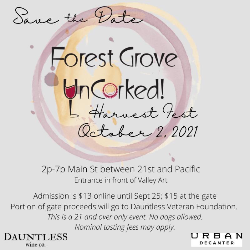 Uncorked Forest Grove header image