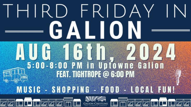 Third Friday in Galion - August 2024 header image