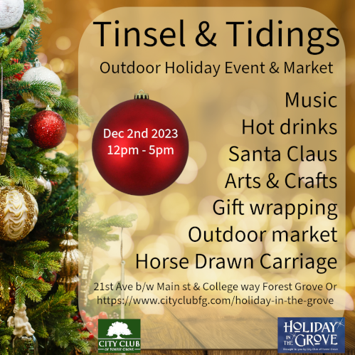 Tinsel & Tidings header image