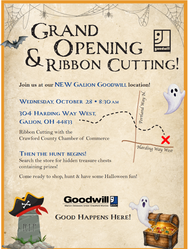 Ribbon Cutting - Galion Goodwill header image