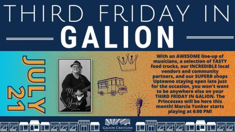 Third Fridays in Galion header image