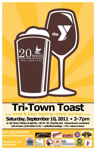 Tri-Town Toast - Beer & Wine Tasting header image