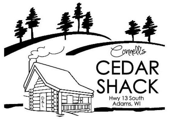 Connell's Cedar Shack logo