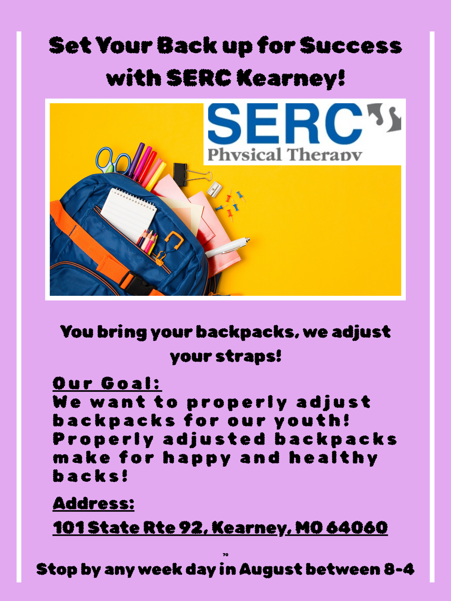 Backpack Fitting at SERC header image