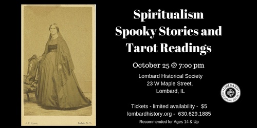 Spiritualism, Spooky Stories and Tarot Readings header image