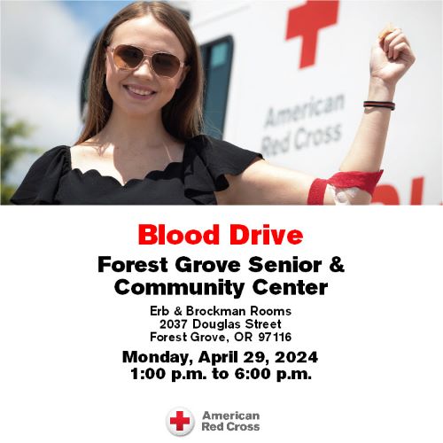 American Red Cross Blood Drive header image
