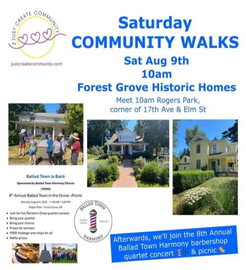 Saturday Community Walks header image