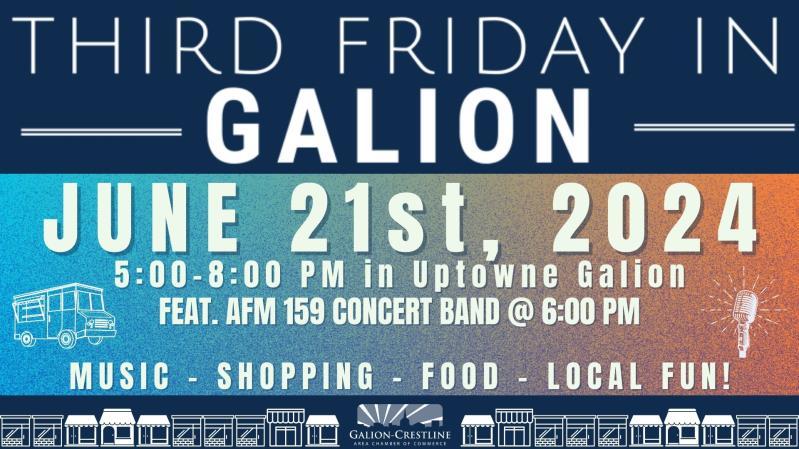 Third Friday in Galion - June 2024 header image