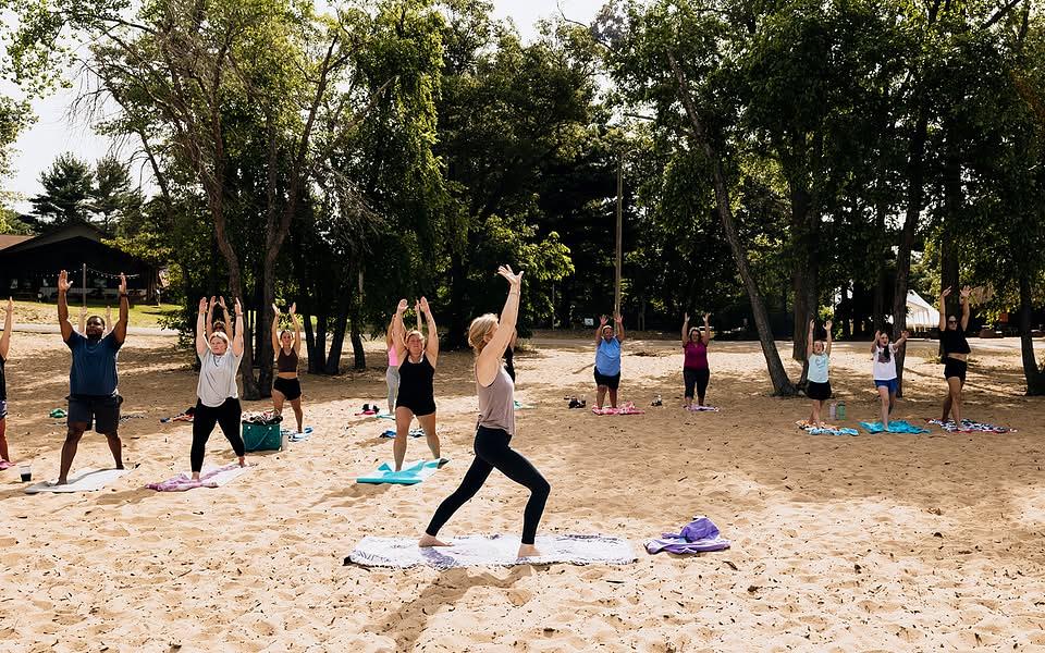 Yoga on the Beach  header image