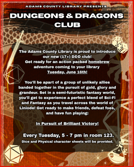 Dungeons and Dragons Club header image