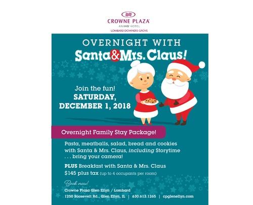 Overnight with Santa and Mrs.Claus header image