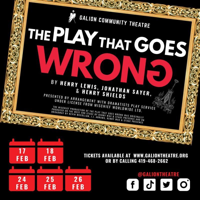 "The Play That Goes Wrong" @ GCT header image