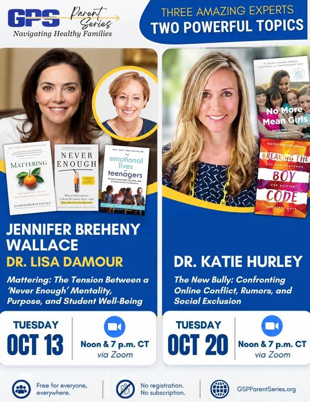 GPS Parent Series Online Events header image