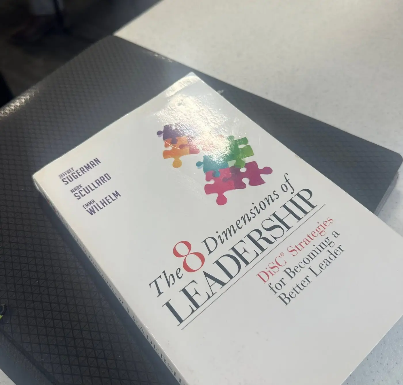 Leadership book used during a Leadership Wyandot session