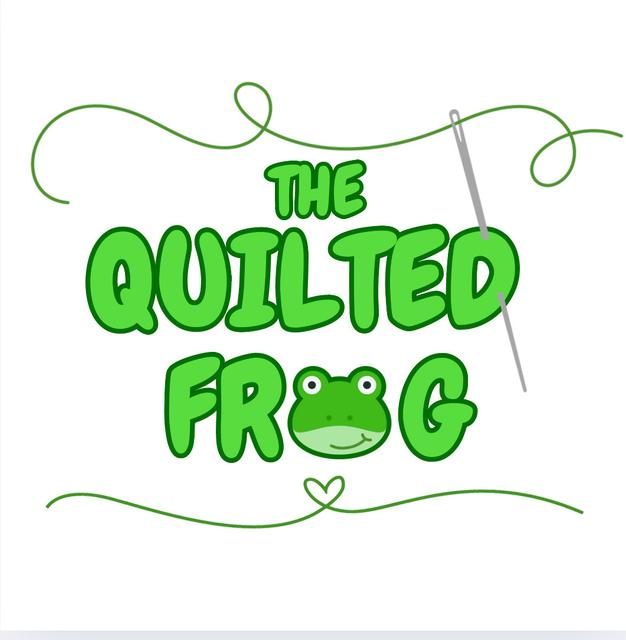The Quilted Frog logo