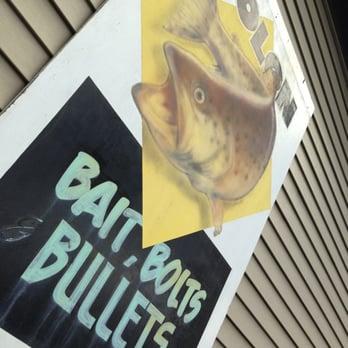 Bait, Bolts & Bullets logo