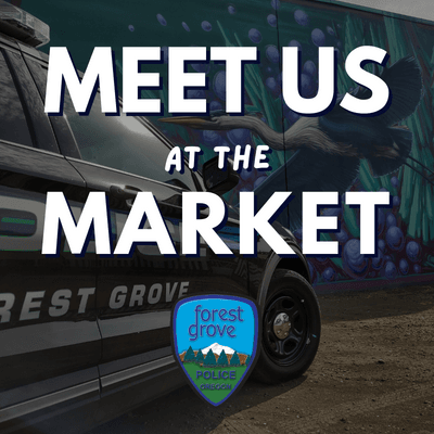 FGPD Meet Us at the Market! header image