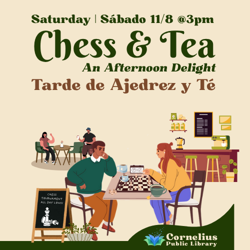 Chess and Tea: An Afternoon Delight | Tarde de Ajedrez y Té header image