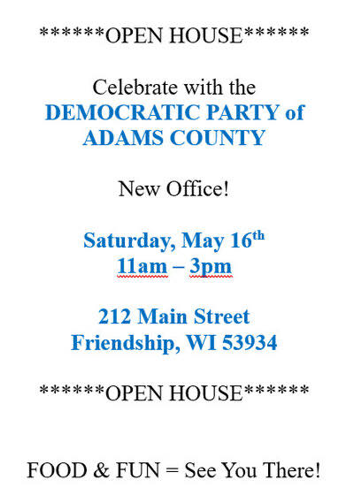 Open House: Democratic Party of Adams County  header image