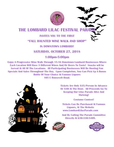 Fall Haunted Wine Walk & Shop header image