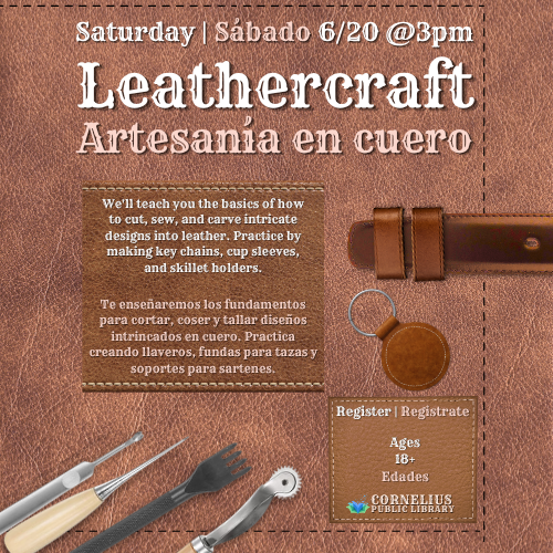 Leathercraft | Artesanía en cuero header image