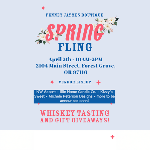 Penney Jaymes Boutique-Spring Fling header image