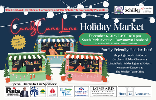 2025 Candy Cane Lane Holiday Market header image