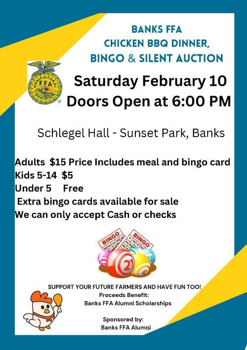 Banks FFA Dinner & Silent Auction header image