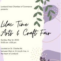 Lilac Time: Arts & Craft Fair header image