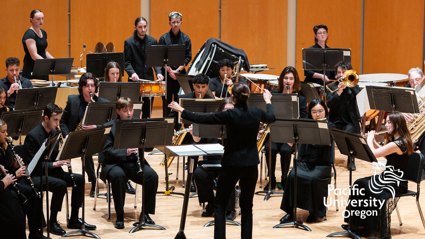 Pacific University Fall Symphonic Band Concert header image