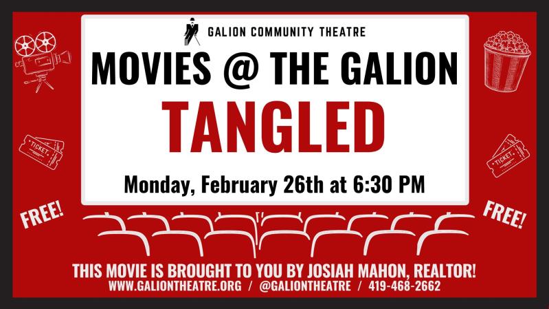 Movies @ The Galion: TANGLED header image